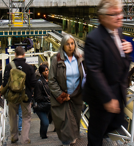 Commuters - Aldgate Station