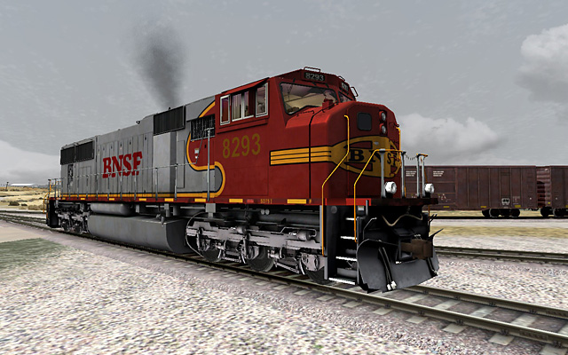 BNSF SD75 8293 at Thorn