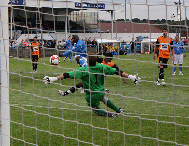 Beat the  Keeper with power...