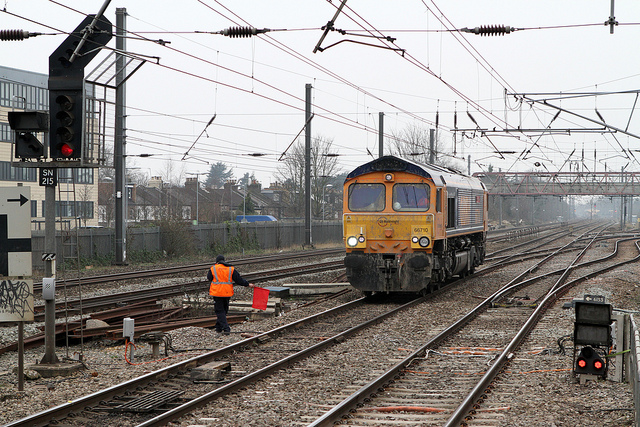 Relief Arrives - 66710 from Westbourne Park.
