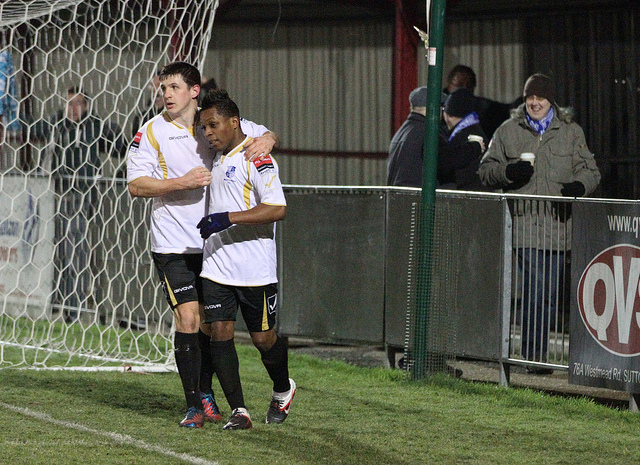 And, when they've scored...  It's nice to have a little celebration :-)