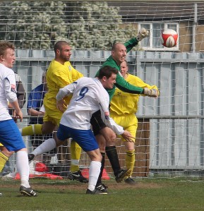 Gavin punches clear!