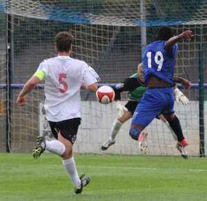Marcus Milner strikes for goal