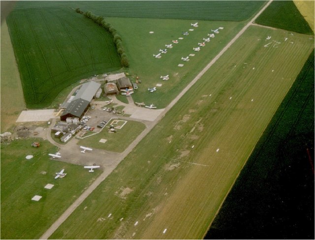 Andrewsfield from the air - My home airfield for several years