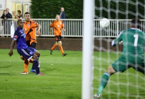 Ahmet watches as Searle prepares to Save!