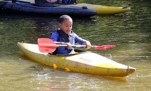 Alasdair tries his hand at Canoeing for the first time
