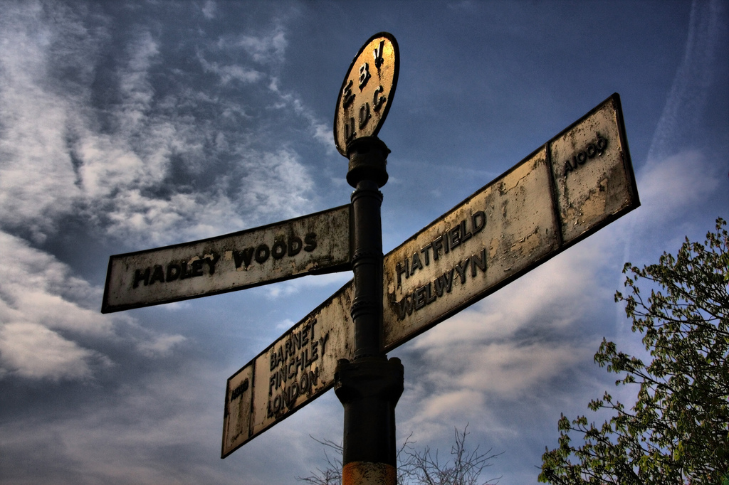 East Barnet Signpost