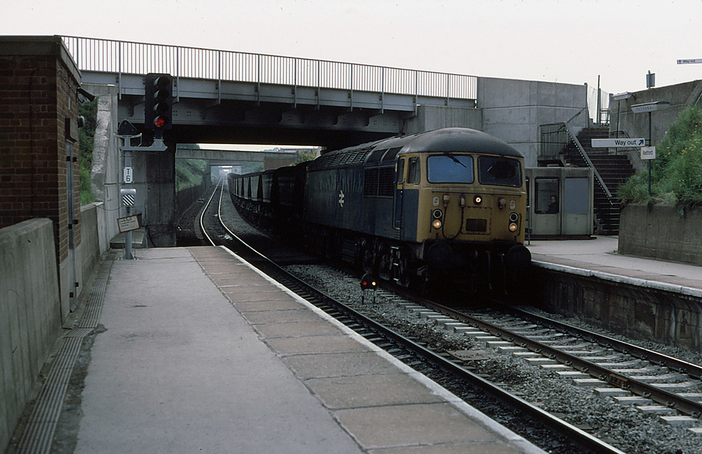 Doyen of the class - 56001 on merry-go-round traffic at Retford.