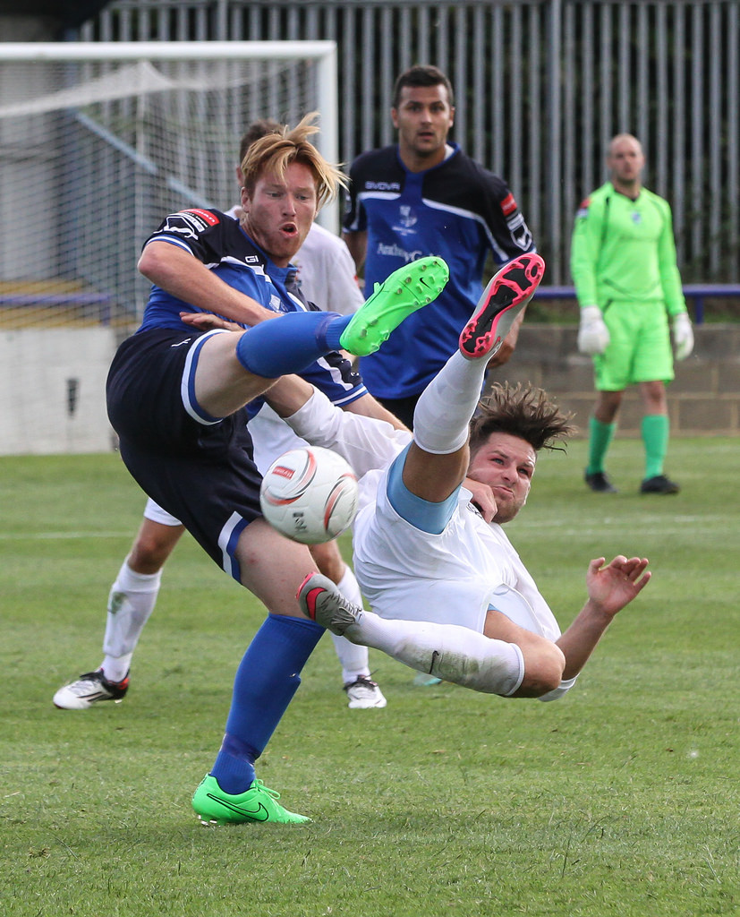 Watching Wingate & Finchley FC - Weathers' takes no prisoners!