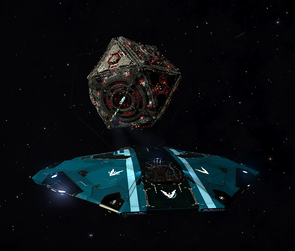 And... In the cockpit of my Cobra - somewhere in the 34th century!