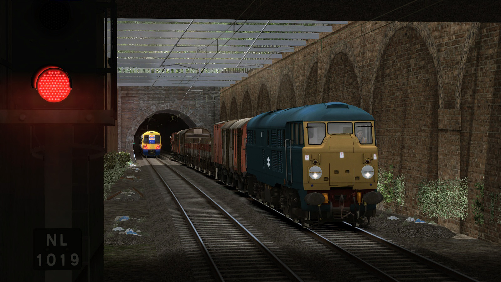 Class 31 approaching Hampstead Heath