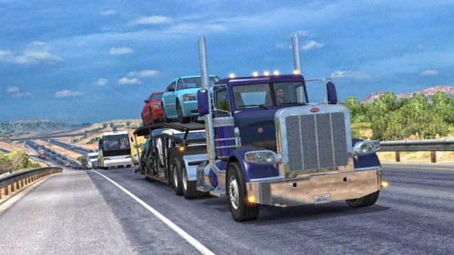 A light load of cars (7t) to Holbrook - even so, a changedown was required on this climb.